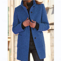 Nora | Trench-coat élégant à col montant et coupe cintrée