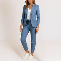 Livia | Elegante dames blazerset met comfortabele joggerbroek