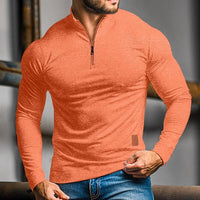 Julian | Stylish polo shirt with a quarter-zip collar and a tailored fit