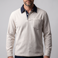 Oliver | Camisa polo de pana atemporal con suave textura de algodón