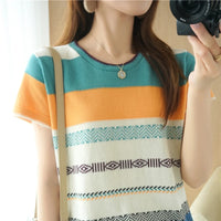 GlamourBloom Sommer Baumwollpullover
