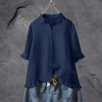Camisa de algodón encantadora de Lumière Mode