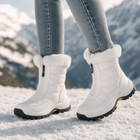Clara | Warm Snow Boots with Plush Lining and Fold-Over Shaft