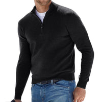Damyan | Sporty men's sweater with convenient zip fastening