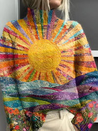 Natalya | Cheerful and Comfortable Turtleneck Sweater for Every Day