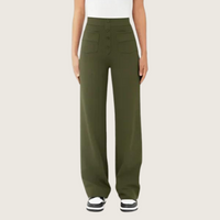 Pantaloni Stretch Casual Vita Alta FlexiFit per Donna