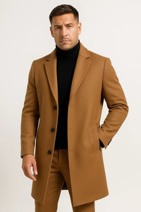 Joris | Classic mid-length trench coat for men with a refined fit