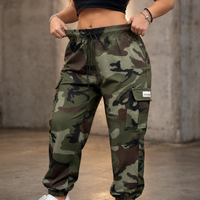 Nora | Bequeme Camouflage-Cargojogginghose mit Stretch-Bund