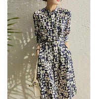 Robe d'Été Géométrique Style Exclusif