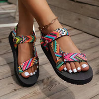 Sommerliche Hanfseil-Sandalen für Damen