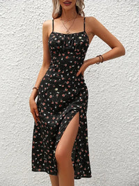 Glänzende Sonne Sommer Blumenmuster Kleid