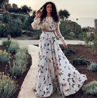 SommerGlut Boho Schmetterlingskleid Set