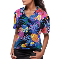 Florabelle Sommer Blumenblätter Bluse