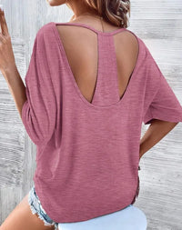 SummerGlam Sexy Backless T-Shirt
