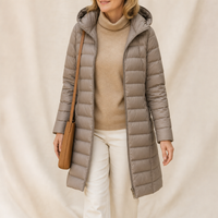 Amelia | Long Puffer Jacket with Lightweight Insulation and Flattering Fit