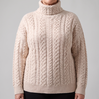 Isabella | Pull à col roulé luxueux en cachemire
