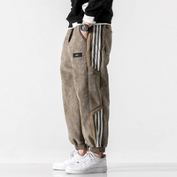 Steffen | Warm Sherpa Joggers with Sporty Side Stripes
