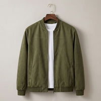 Milan | Modern and comfortable suede bomber jacket