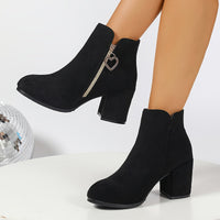 Antje | Bottines élégantes avec talon carré souple
