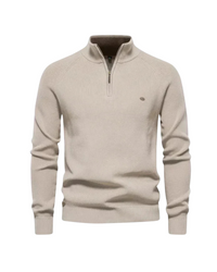 Daan | Pull raffiné et polyvalent à fermeture éclair pour homme