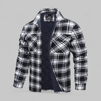 Ralf | Calda e versatile giacca-camicia in flanella a quadri