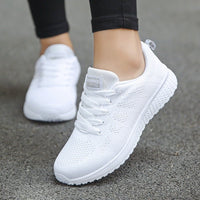 Lotte | Sneakers stringate ortopediche traspiranti con lavorazione a maglia di supporto