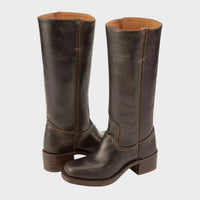Sienna | Stylish leather knee-high boots with Western accents