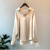Laura | Refined Silk Shirt with Long Sleeves