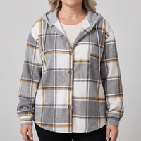 Amelia | Plaid Hoodie for Fall and Winter