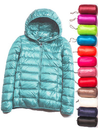 Velanora| Ultralight, Thin Down Jacket for Women