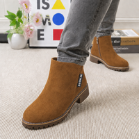 Elise | Ankle boots with faux fur lining for a timeless and elegant look