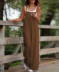 Elise | Comfortable Jumpsuit with Wide Legs and Adjustable Straps