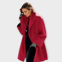 Clara | Elegant wool coat with wind-resistant protection