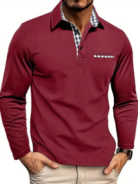 Eric | Timeless long-sleeved polo shirt