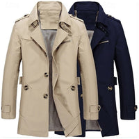 Elias | Zeitloser Trenchcoat mit taillierter Passform und klassischer Eleganz