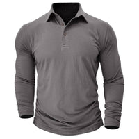 Nolan | Elegantes Langarm-Poloshirt mit taillierter Passform