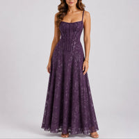 Charlotte | Elegant maxi dress with floral print for a stylish autumn wedding