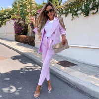 Nora | Elegantes zweiteiliges Anzugset mit tailliertem Blazer und Hose