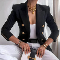 Susanne | Elegant Double-Breasted Blazer with Buttons