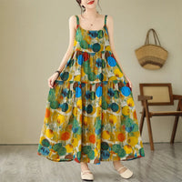 NaturBlick Sommerliches Spaghettiträger-Kleid