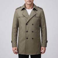 Daan | Versatile trench coat with removable lining for changeable weather