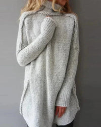 Kayley | Pull à col roulé oversize en tricot pour un look intemporel