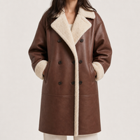 Livia | Elegante giacca teddy con fodera calda e look classico da trench