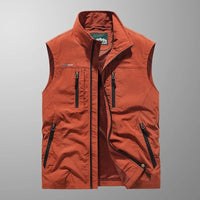 Robert | Versatile gilet cargo leggero con pratiche tasche e protezione dal vento