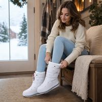Elise | Warm Snow Boots with Snowflake Print and Plush Lining