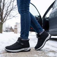 Sophie | Warm Slip-On Snow Boots with Plush Lining and Hook-and-Loop Closure