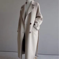 Marcelline | Eleganter langer Wollmantel