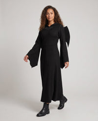 Elise | Robe de sorcière envoûtante pour Halloween avec capuche