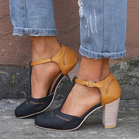 Charlotte | Eleganti Mary Jane con comodo tacco a blocco
