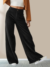 Femke | Modern women's wide-leg trousers made of comfortable corduroy
